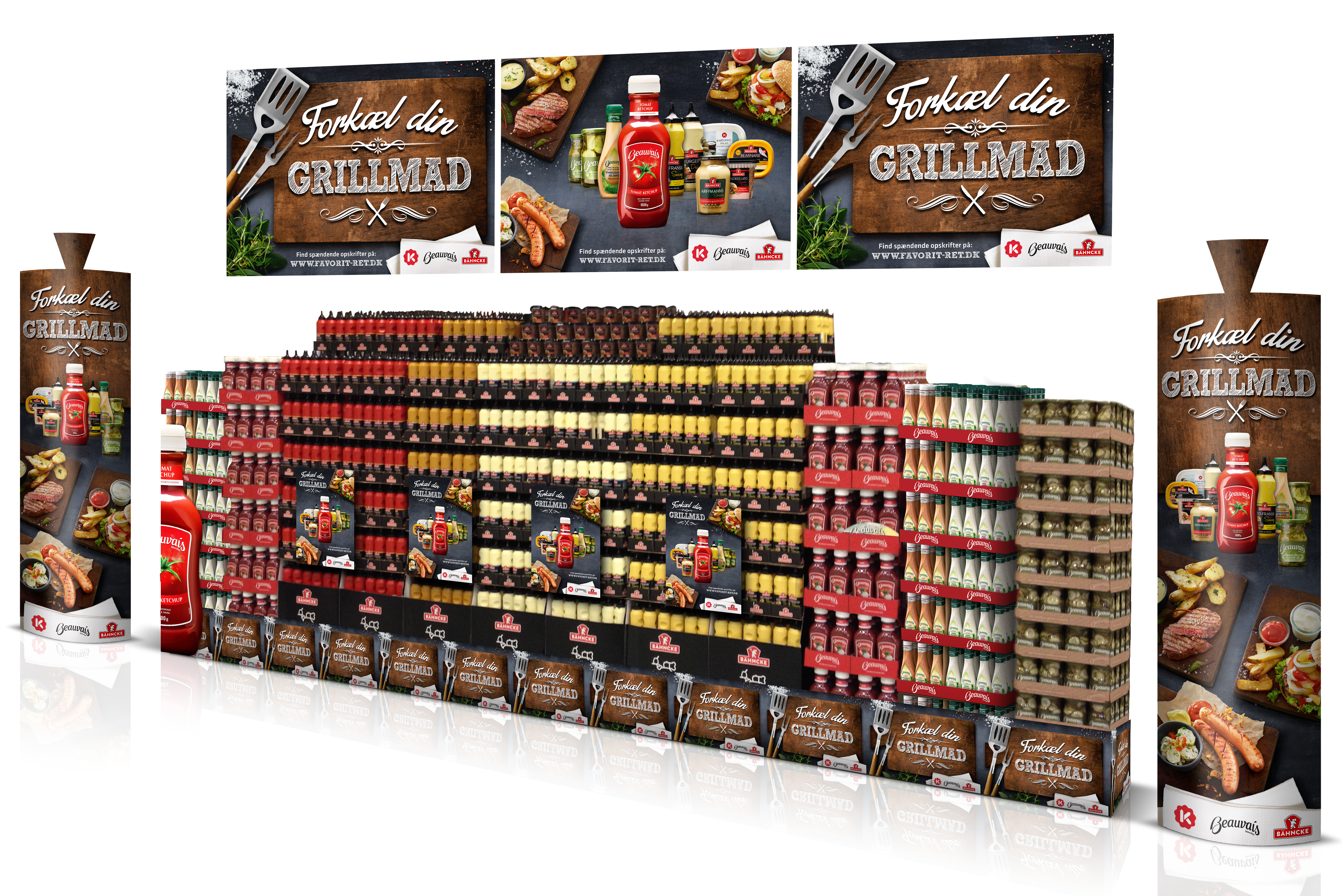 Orkla Foods – Forkæl Din Grillmad – Crossbrand-kampagne – opstilling-2
