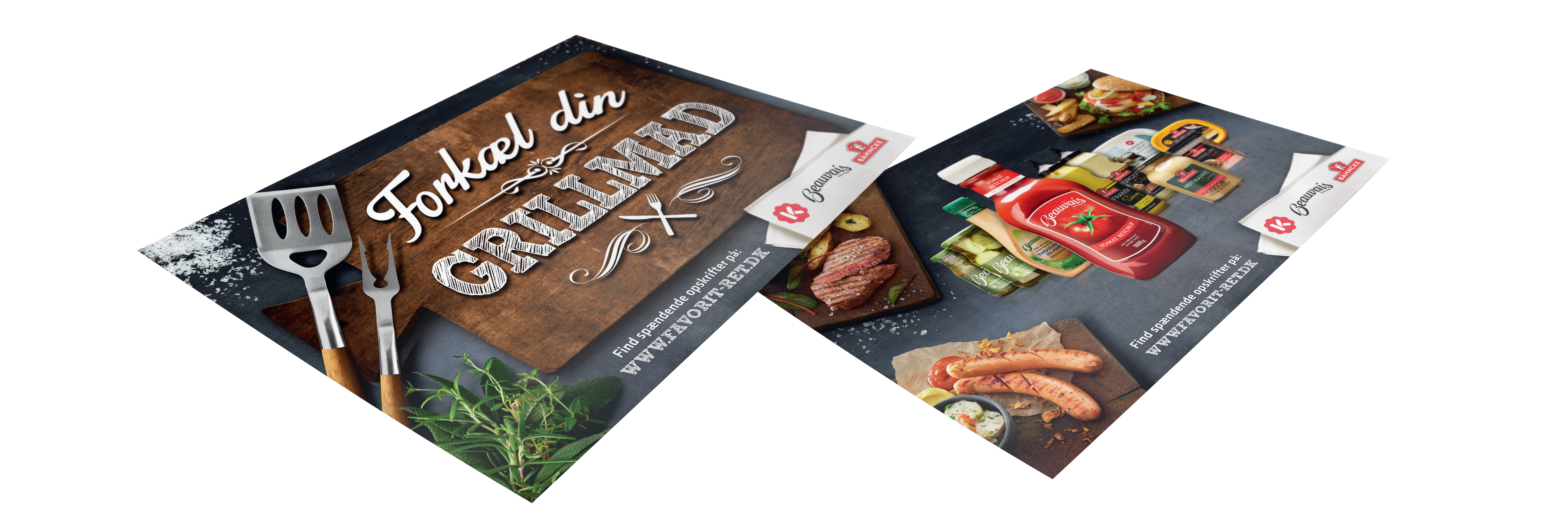 Orkla Foods – Forkæl Din Grillmad – Crossbrand-kampagne – A2-Posters